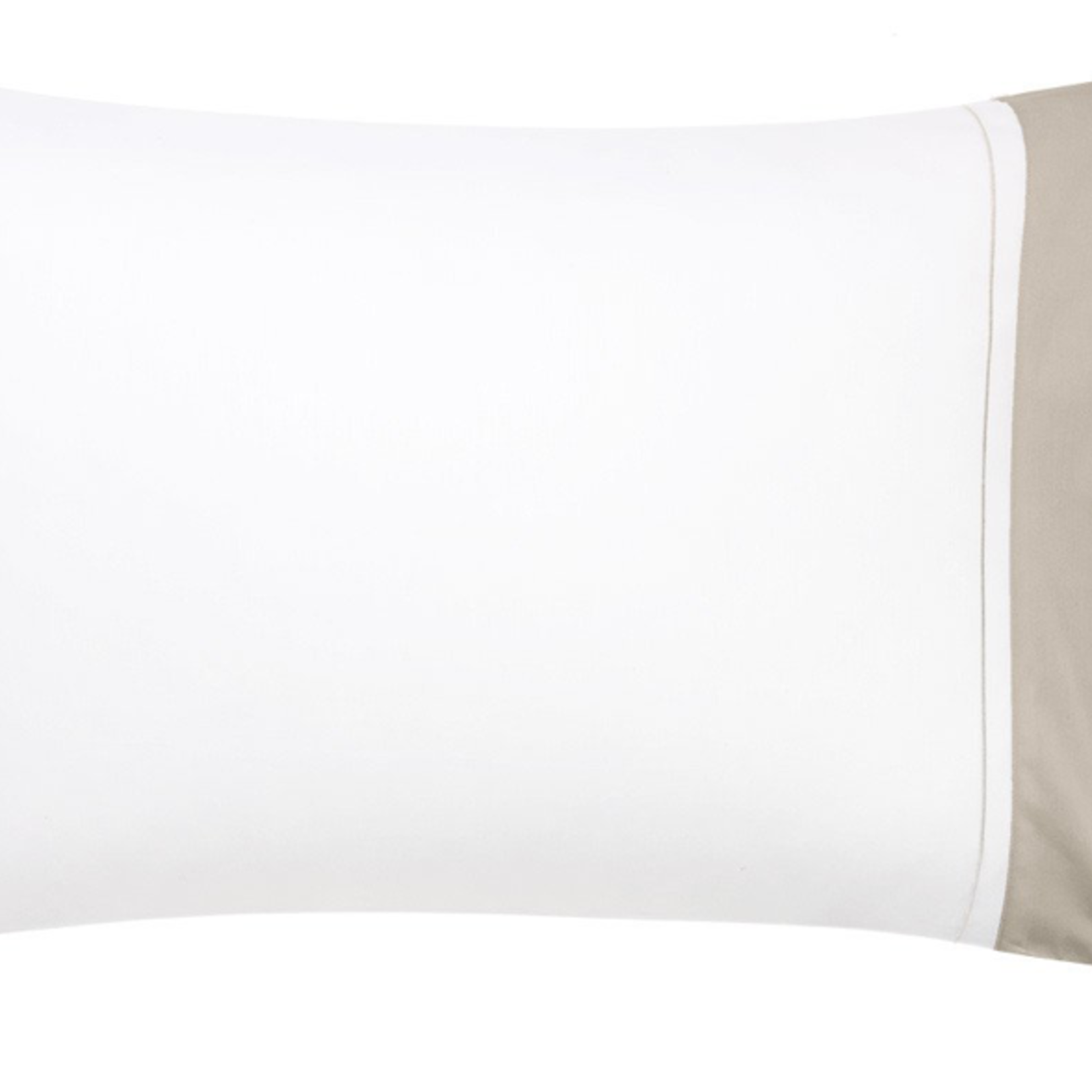 LUTECE (Embroidered/Contrast Flange 300t/c Cotton  Sateen) Pillowcase