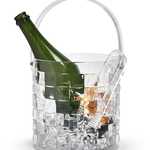 Cubed Ice Bucket with Tongs