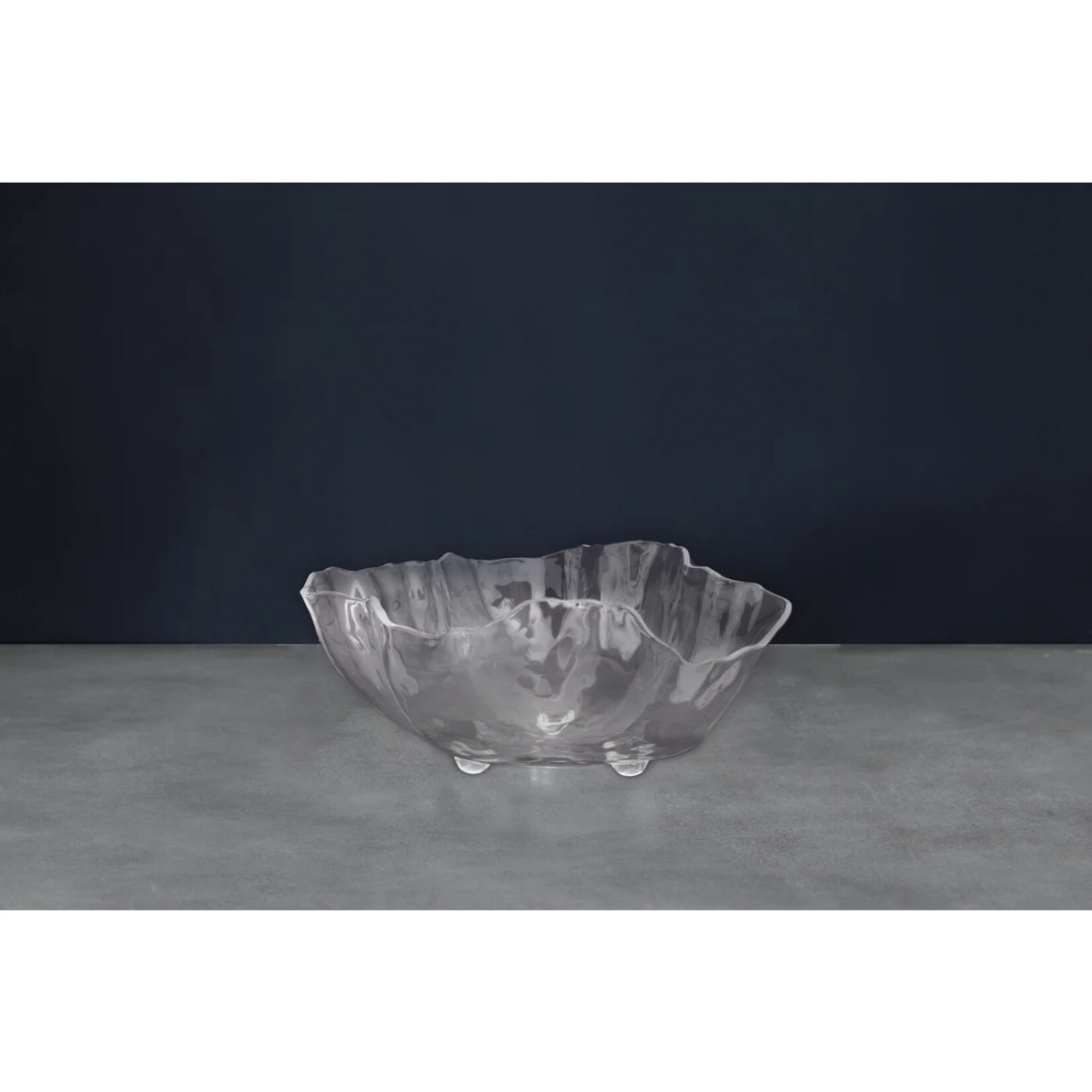 VIDA Acrylic large deep bowl (clear)