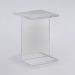 "I" Beveled Edge Acrylic Table 14"W x 14"D x 20"T