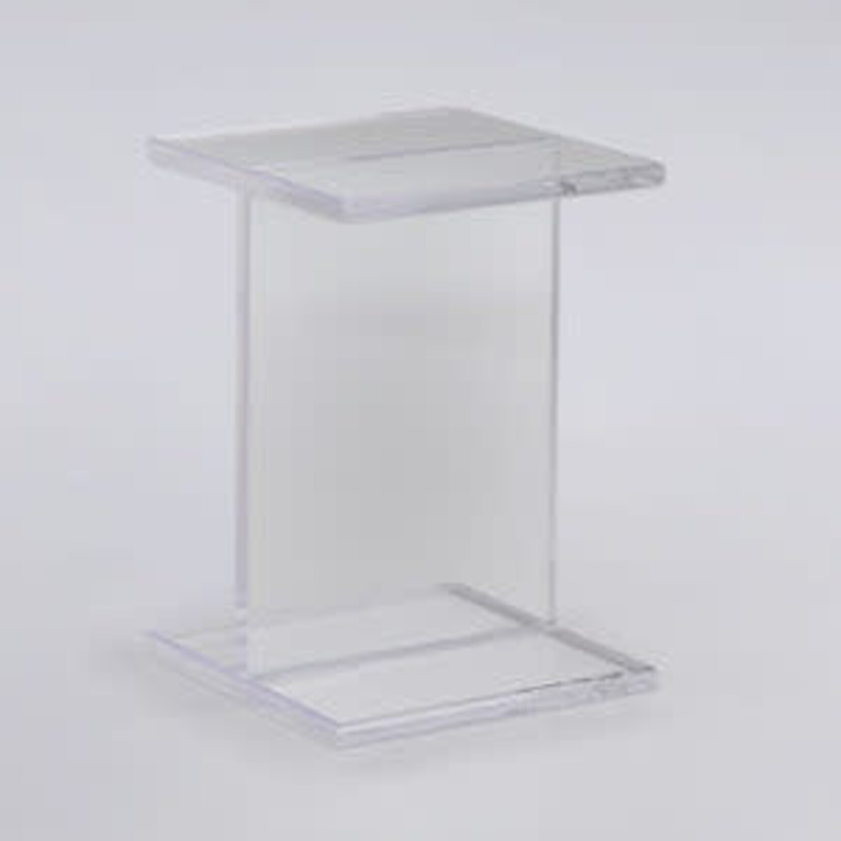 "I" Beveled Edge Acrylic Table 14"W x 14"D x 20"T