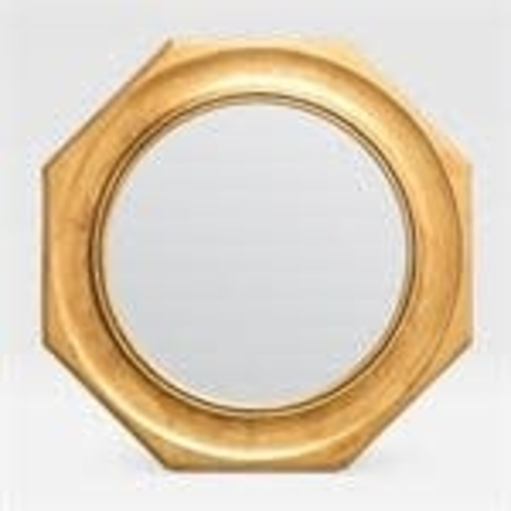 DARBY ANTIQUED GOLD LEAF MIRROR, LG , 42"