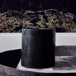 ROUND BLACK HORN BOX -LARGE