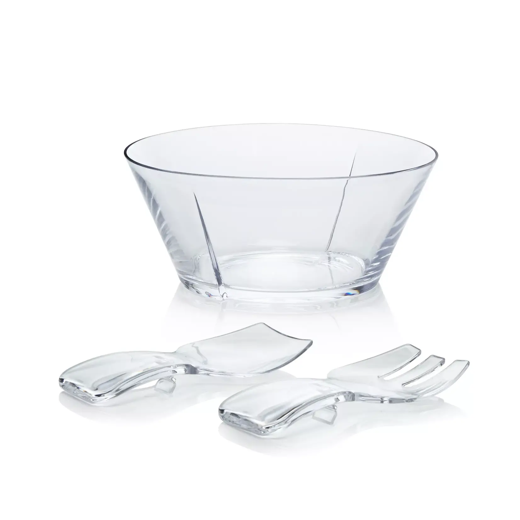 ACRYLIC SALAD BOWL / SERVERS