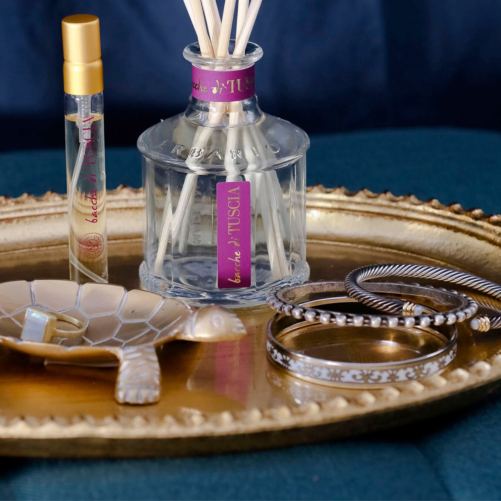 FLORENTINE WOODEN ACCESSORIES SMALL OVAL TRAY