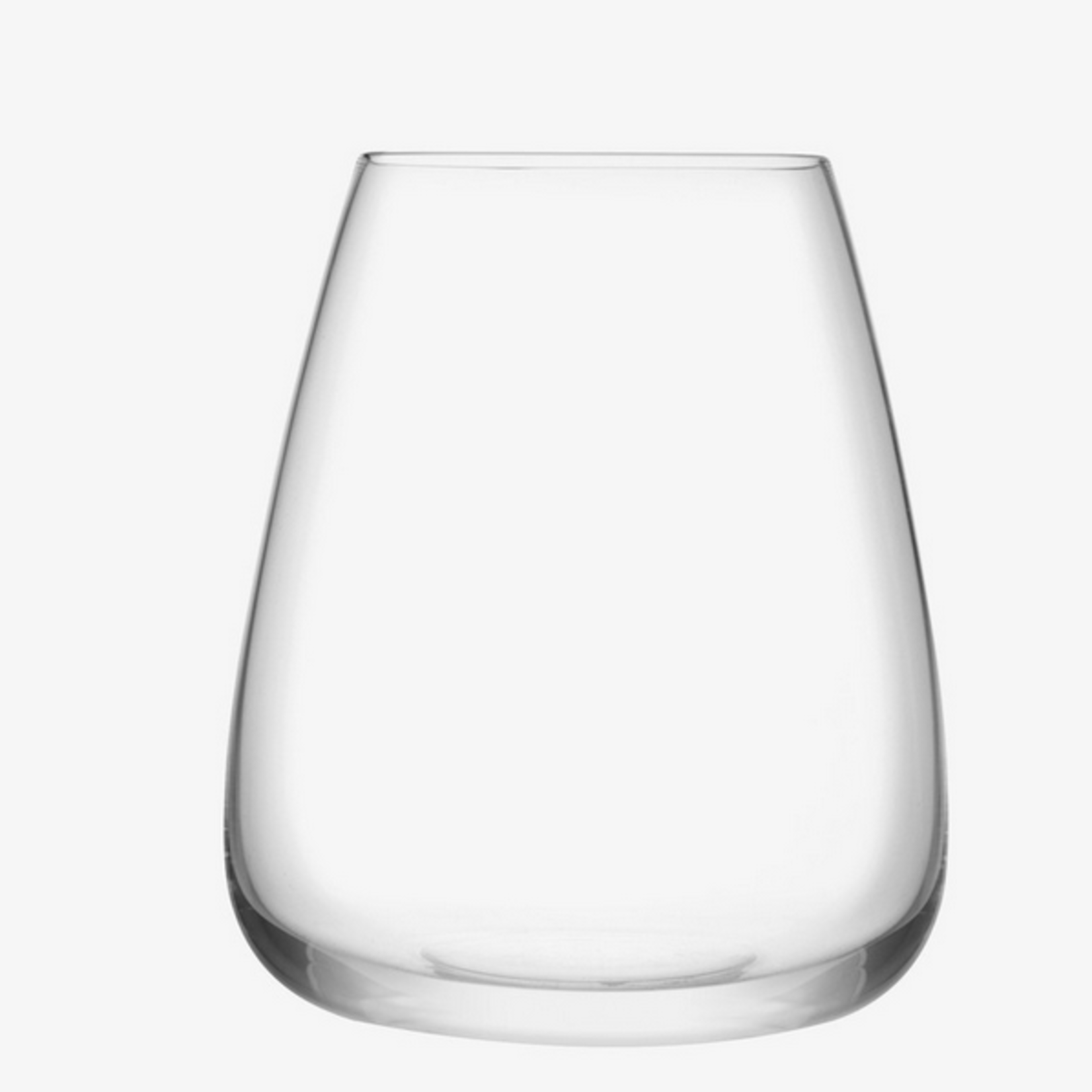 Wine Culture Water Glass 20 oz Clear, Set of 2 stemless