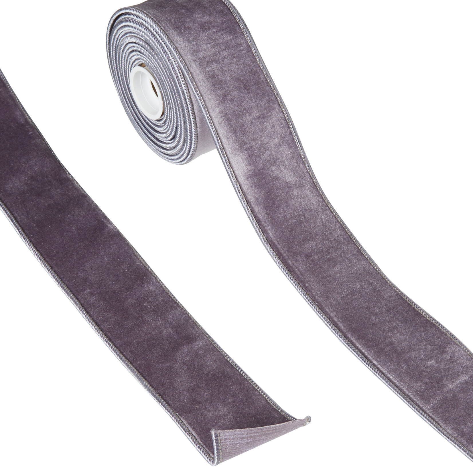 2.5" X 10 Yds Amethyst Velvet Wired Ribbon