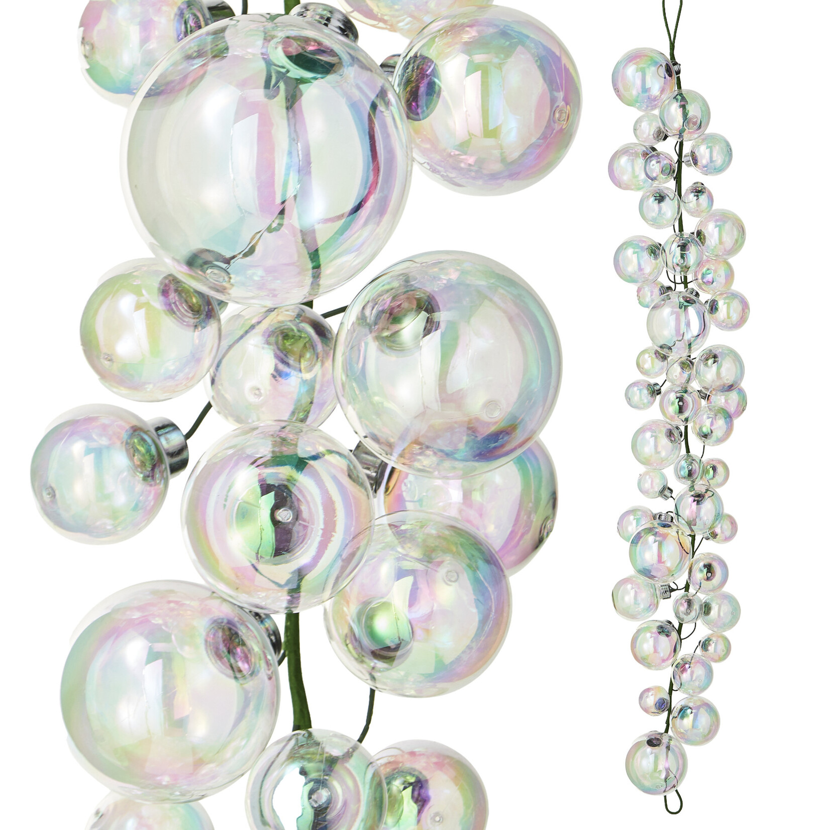 *DC* 4' Iridescent Ball Garland