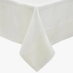 Ivory Linen/Acrylic Tablecloth /