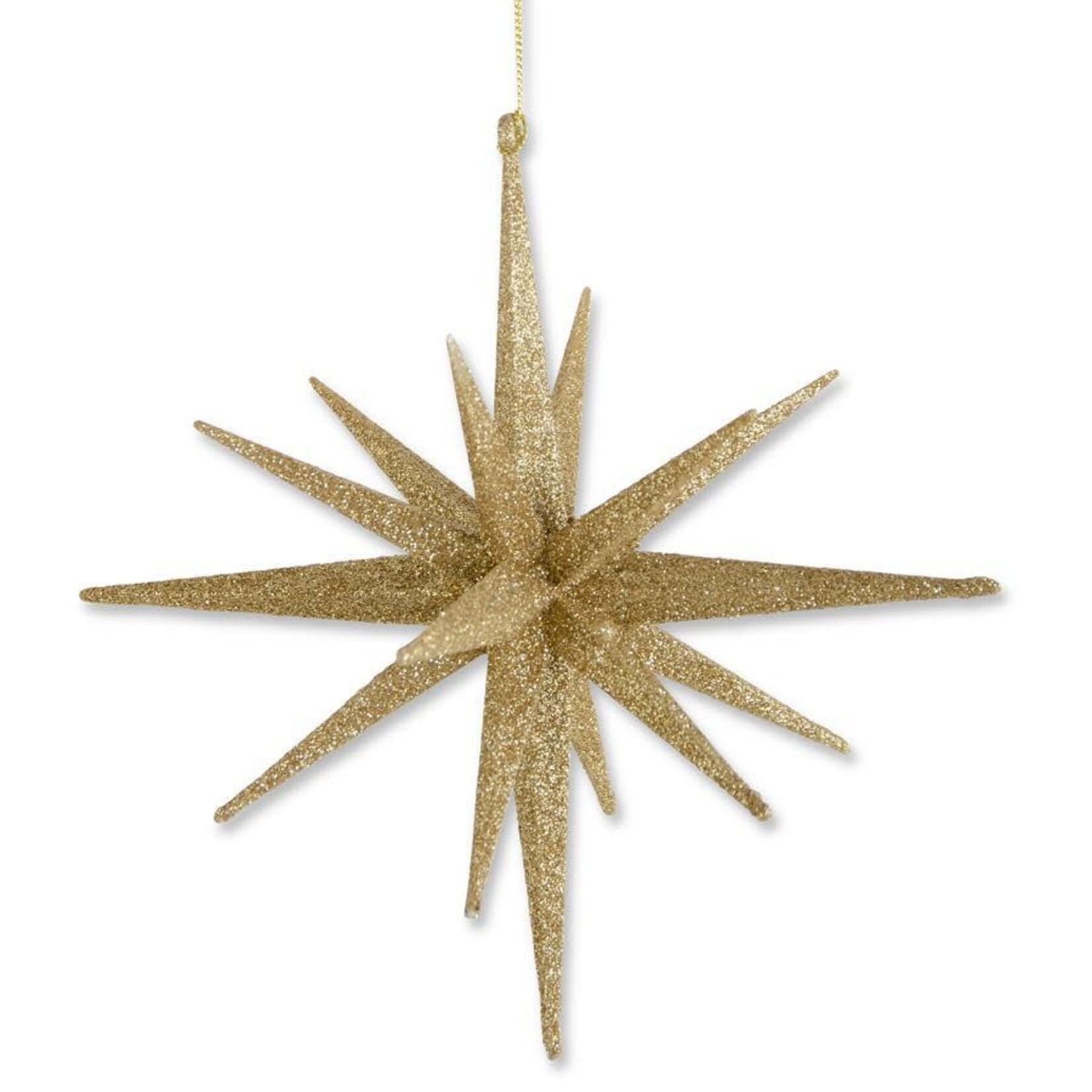 Champagne Glitter Star Ornament, 8inch