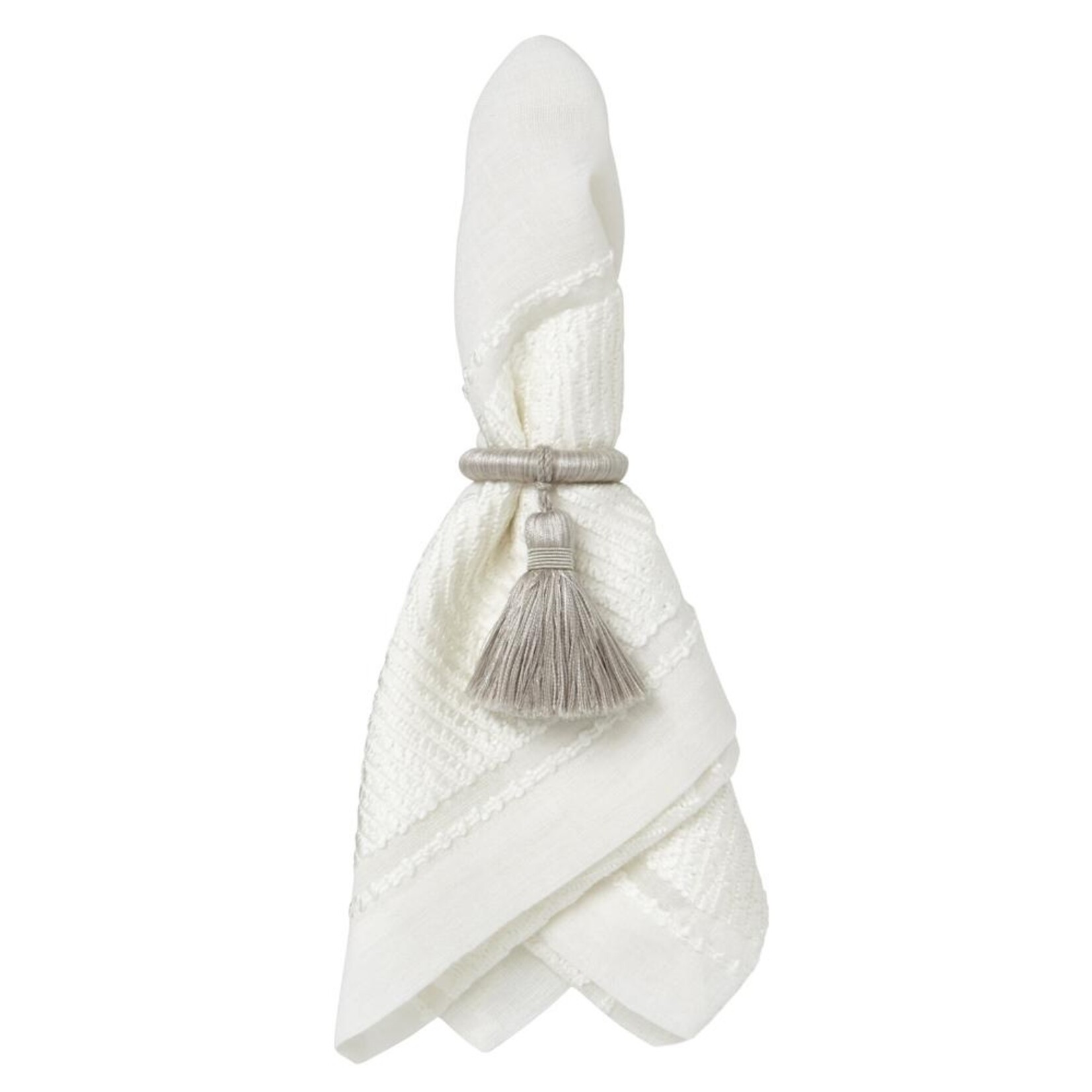 Ivory Linen + Acrylic Napkins / Stain Resistant SET/4