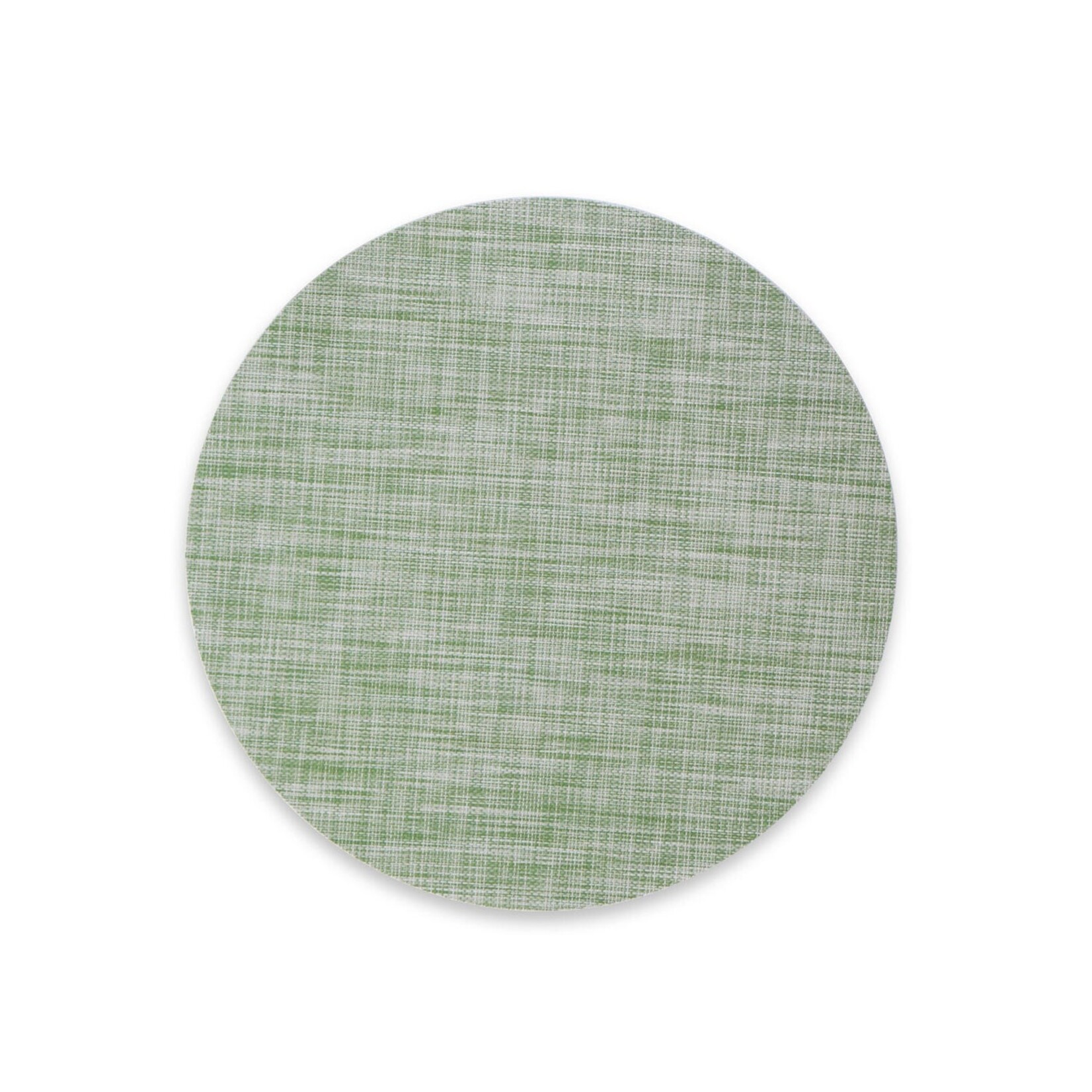 Vida Round Woven Placemat SET of 4 GREEN