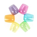 Pop Design Set/6 Acrylic Stemless Wine Glasses Bright