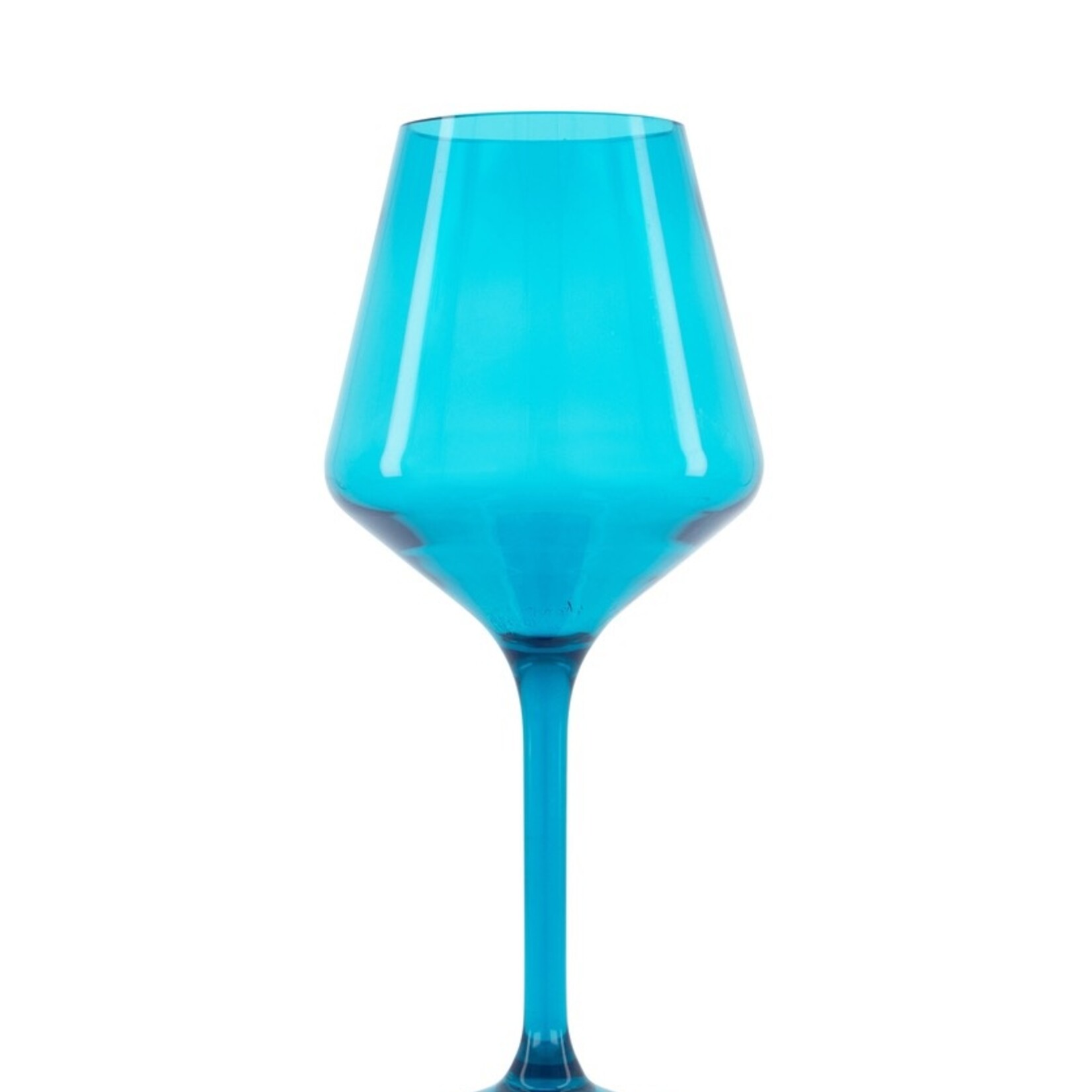 Faire/ Pop Design Set/6 Acrylic Stemmed Wine Glasses Colorful