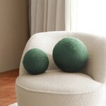 Faire/ Wideas Home Round Boucle  Ball Pillow  / Mint Green