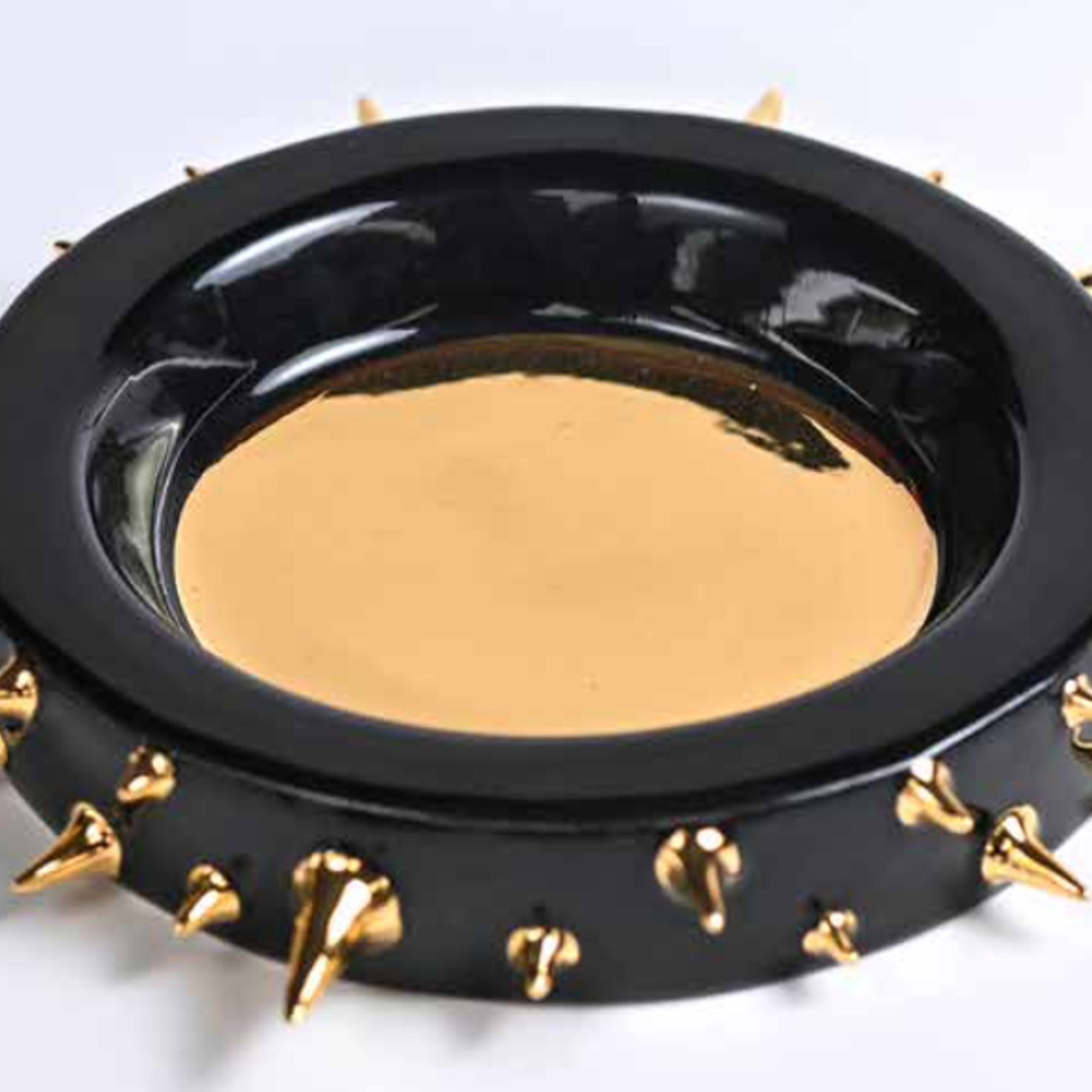 Waylande Gregory ASHTRAY GOLD THORNS / BLACK