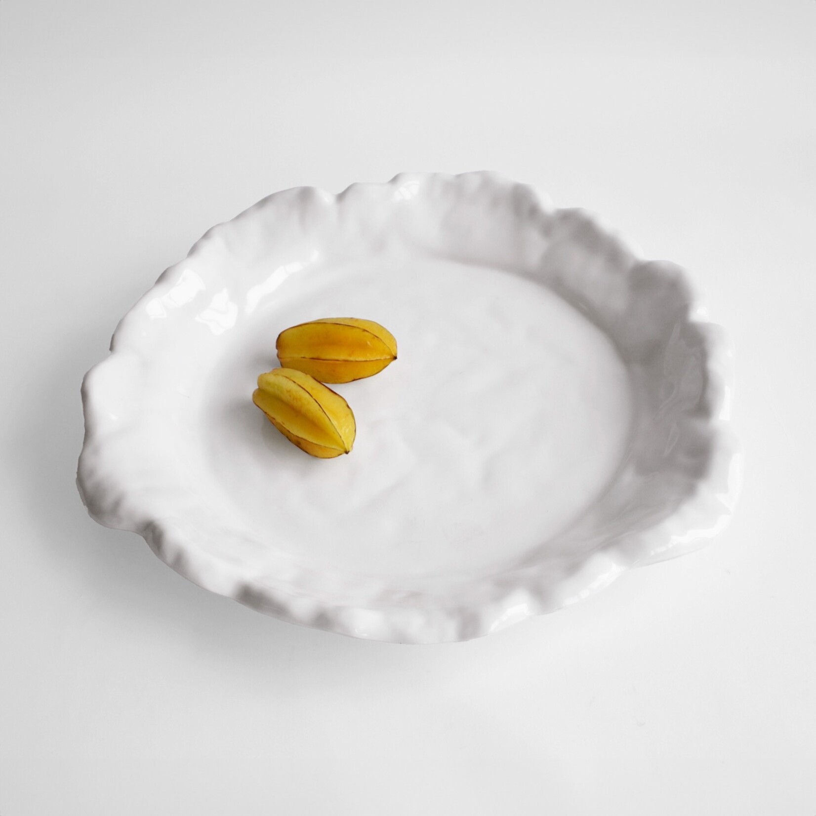 Vida Havana Extra Large Round Platter White