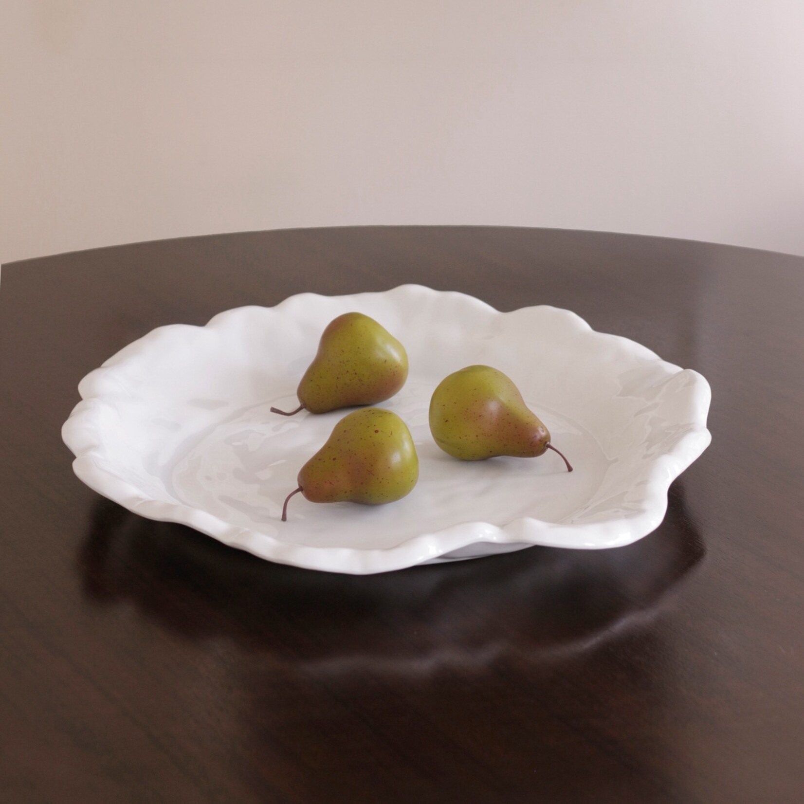 Vida Havana Extra Large Round Platter White