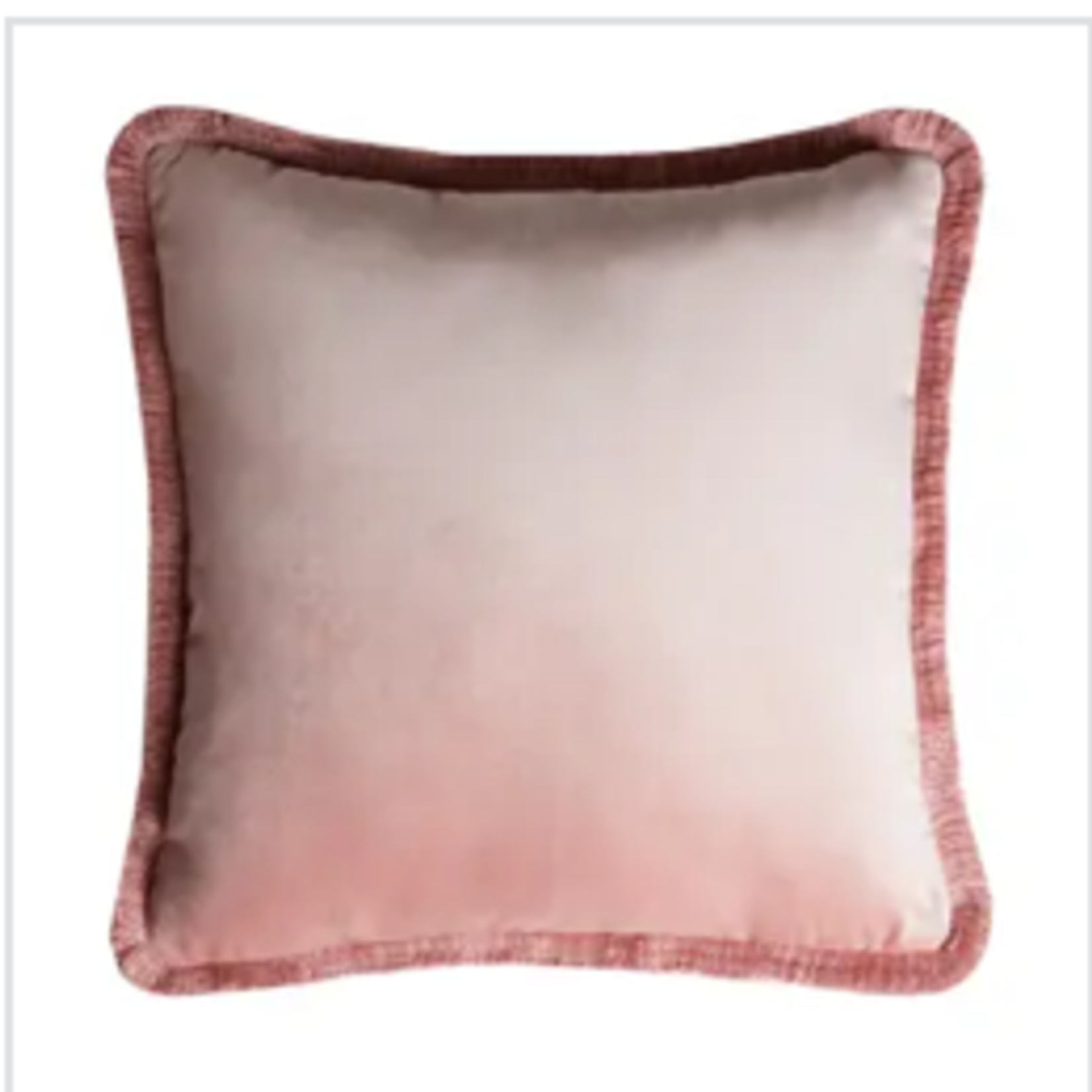 Faire/ Lo Decor Velvet Pillow w/ Fringe, 20"