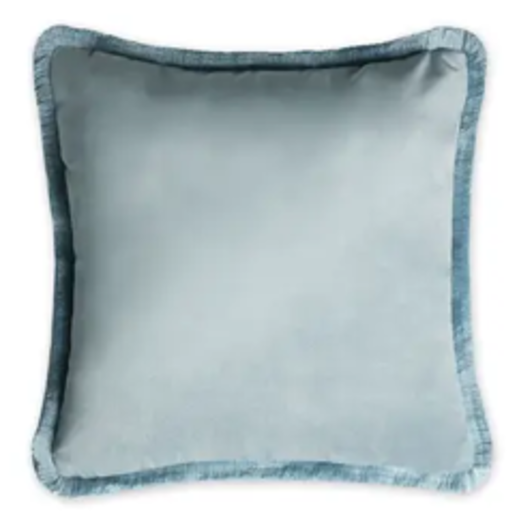 Faire/ Lo Decor Velvet Pillow w/ Fringe, 20"