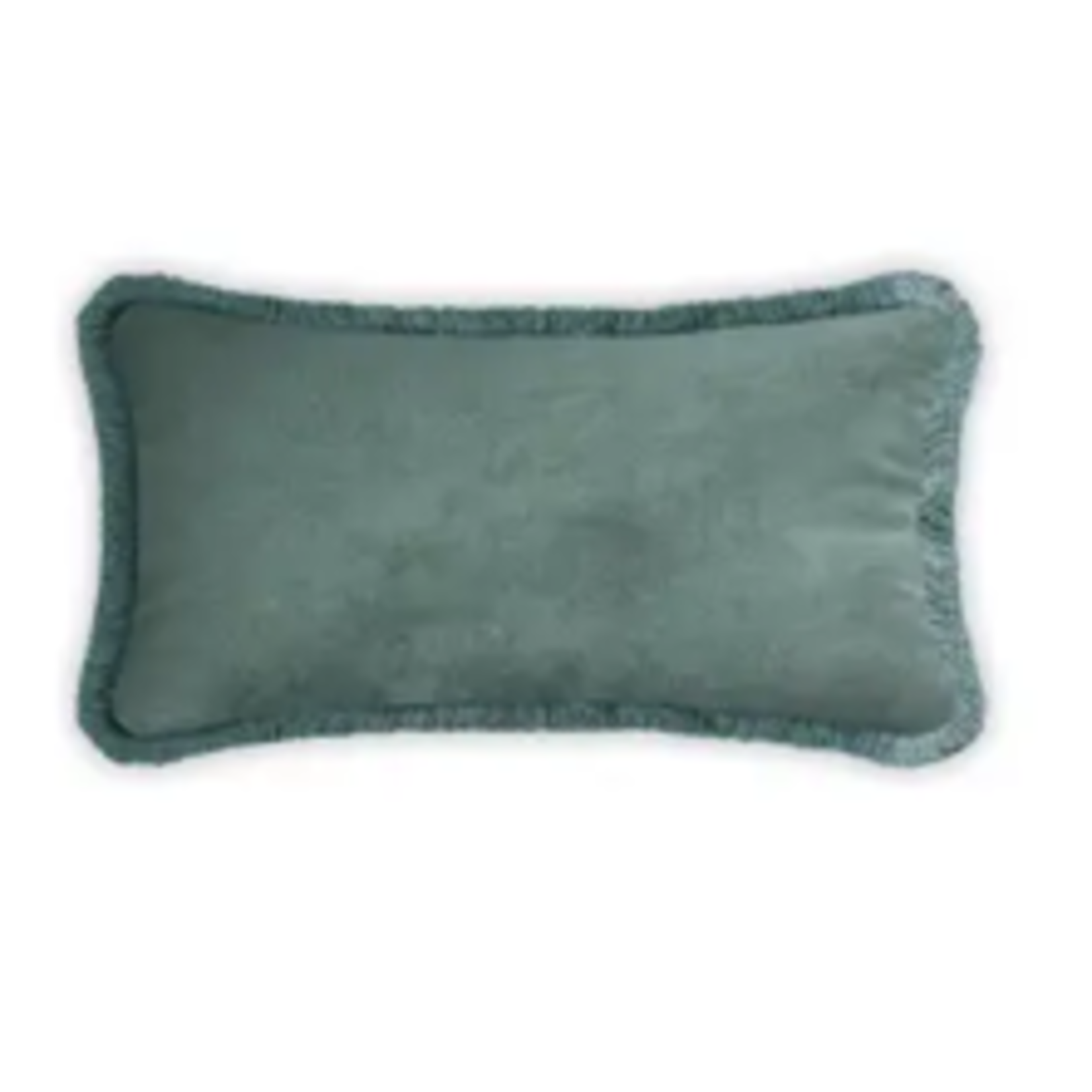 Faire/ Lo Decor Velvet Pillow w/ Fringe Lumbar