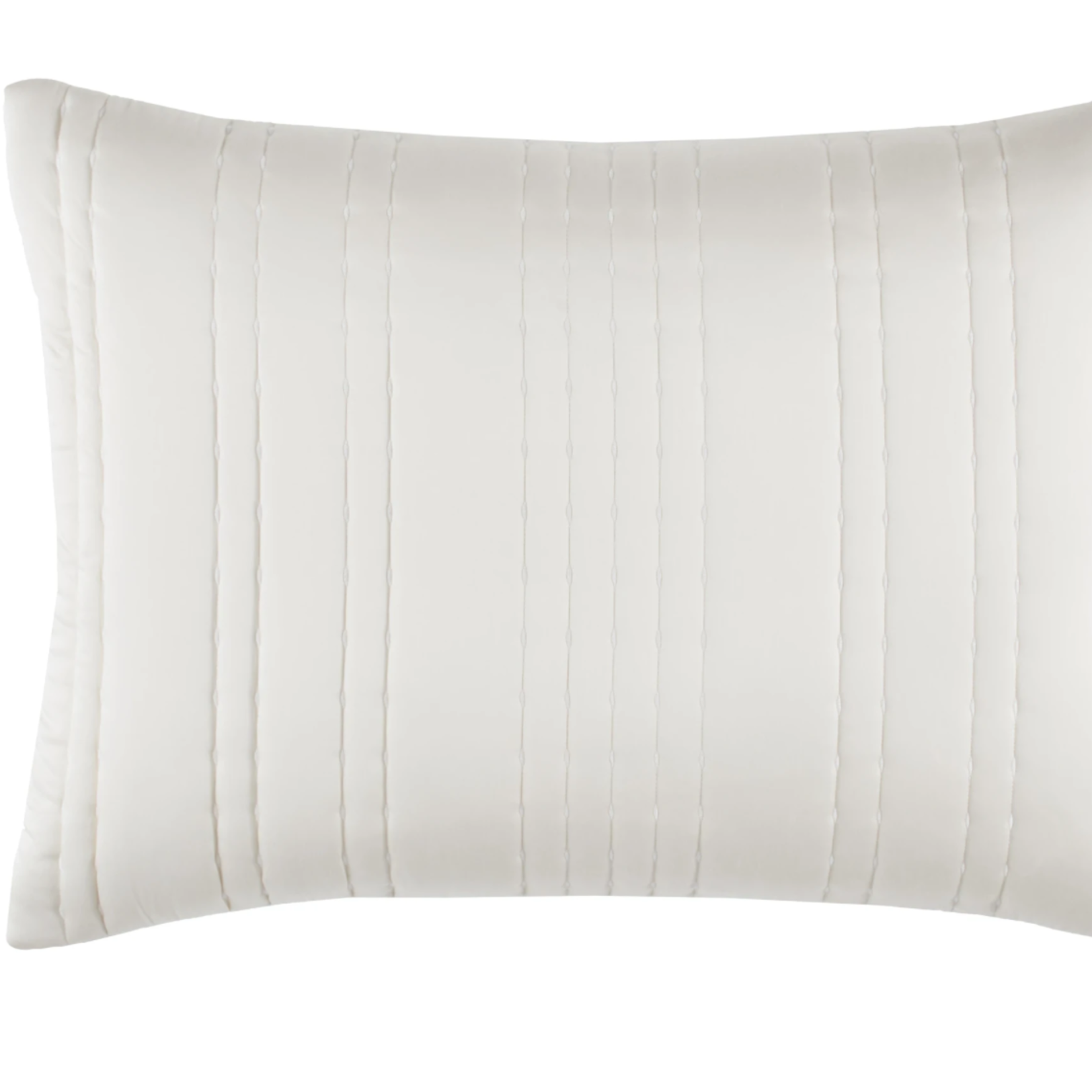 Annie Selke/Pine Cone Hill Blissful Bamboo Pearl/Silver Quilted Sham