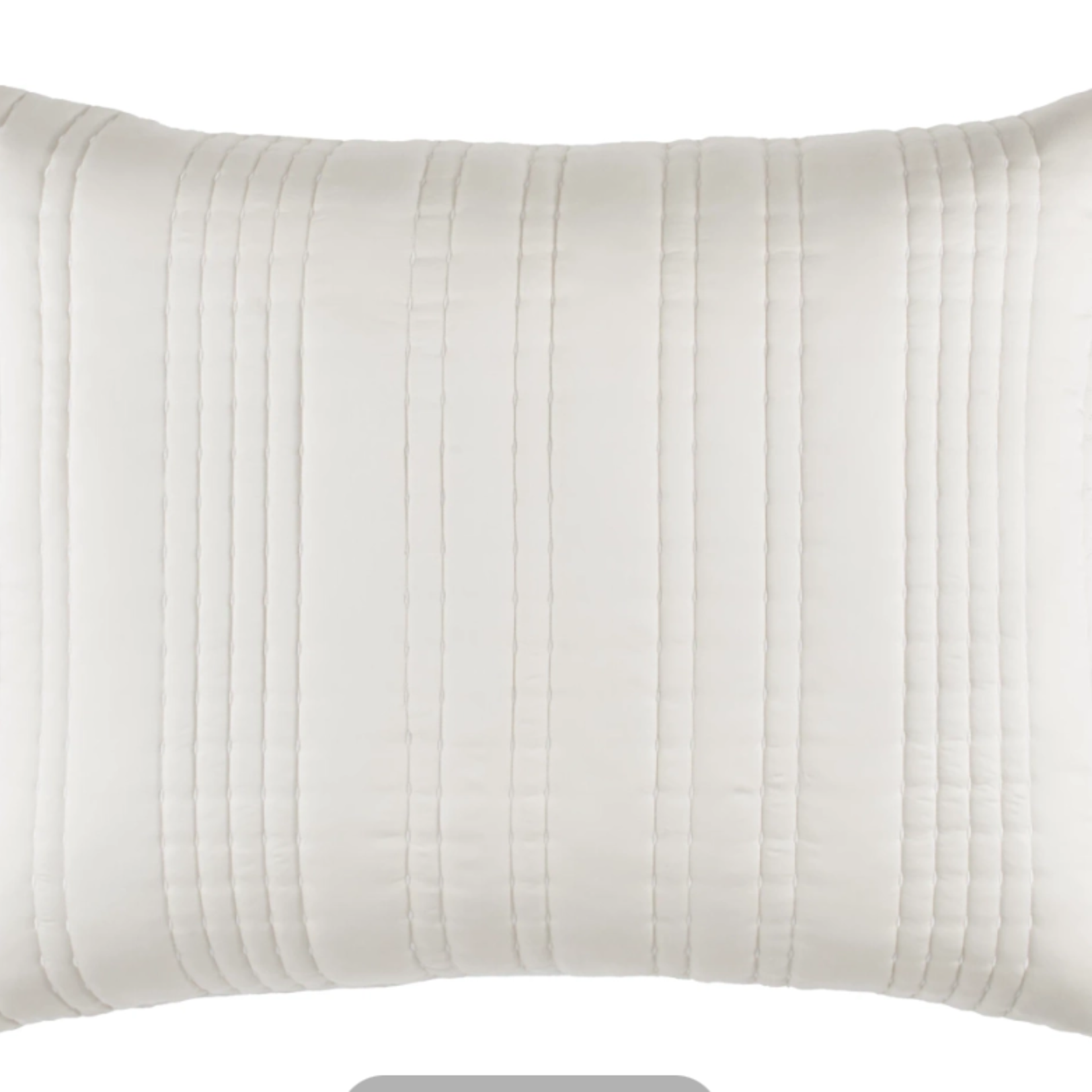 Annie Selke/Pine Cone Hill Blissful Bamboo Pearl/Silver Quilted Sham