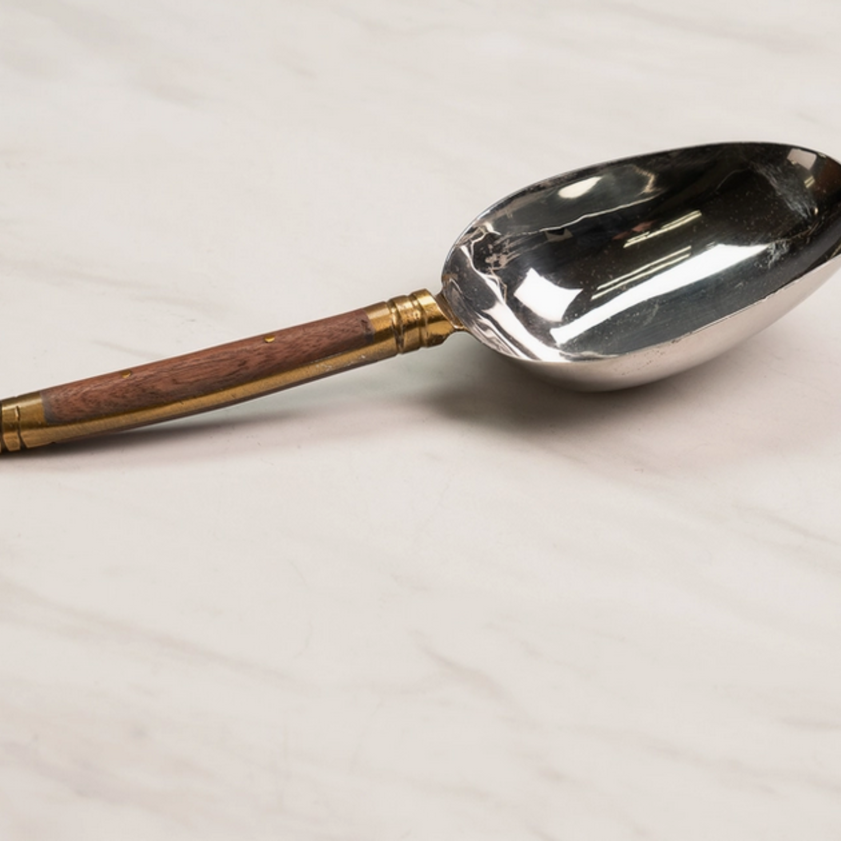 Driftwood and Gold Ice Scoop