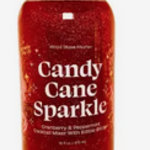 Wood Stove Kitch Candy Cane Sparkle Mixer