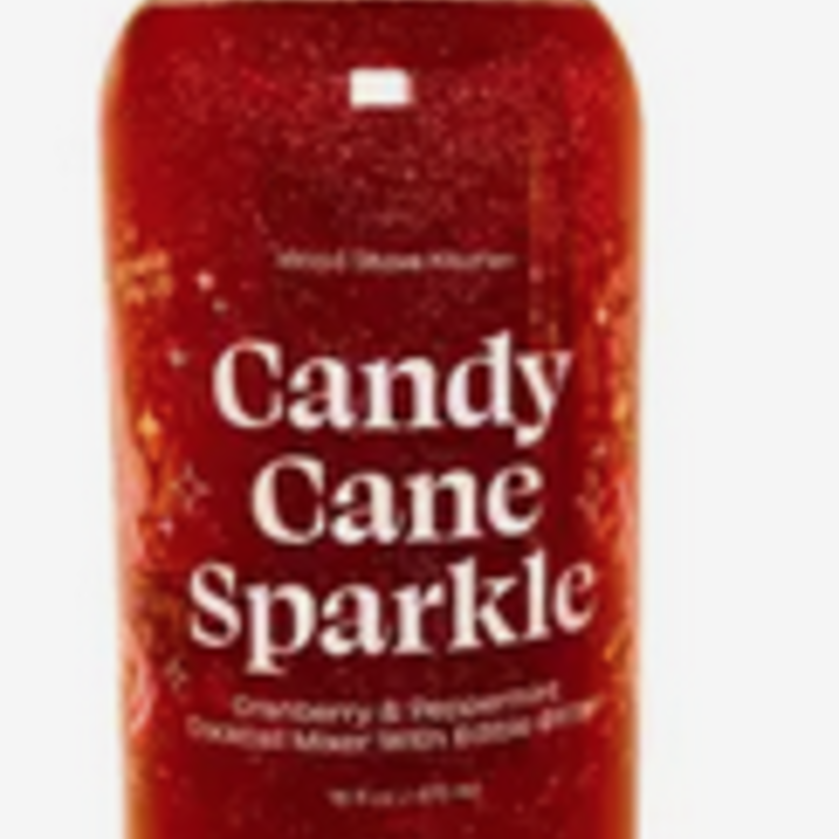 Wood Stove Kitch Candy Cane Sparkle Mixer