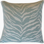 Selassie Tiger Pillow 22" - Seafoam