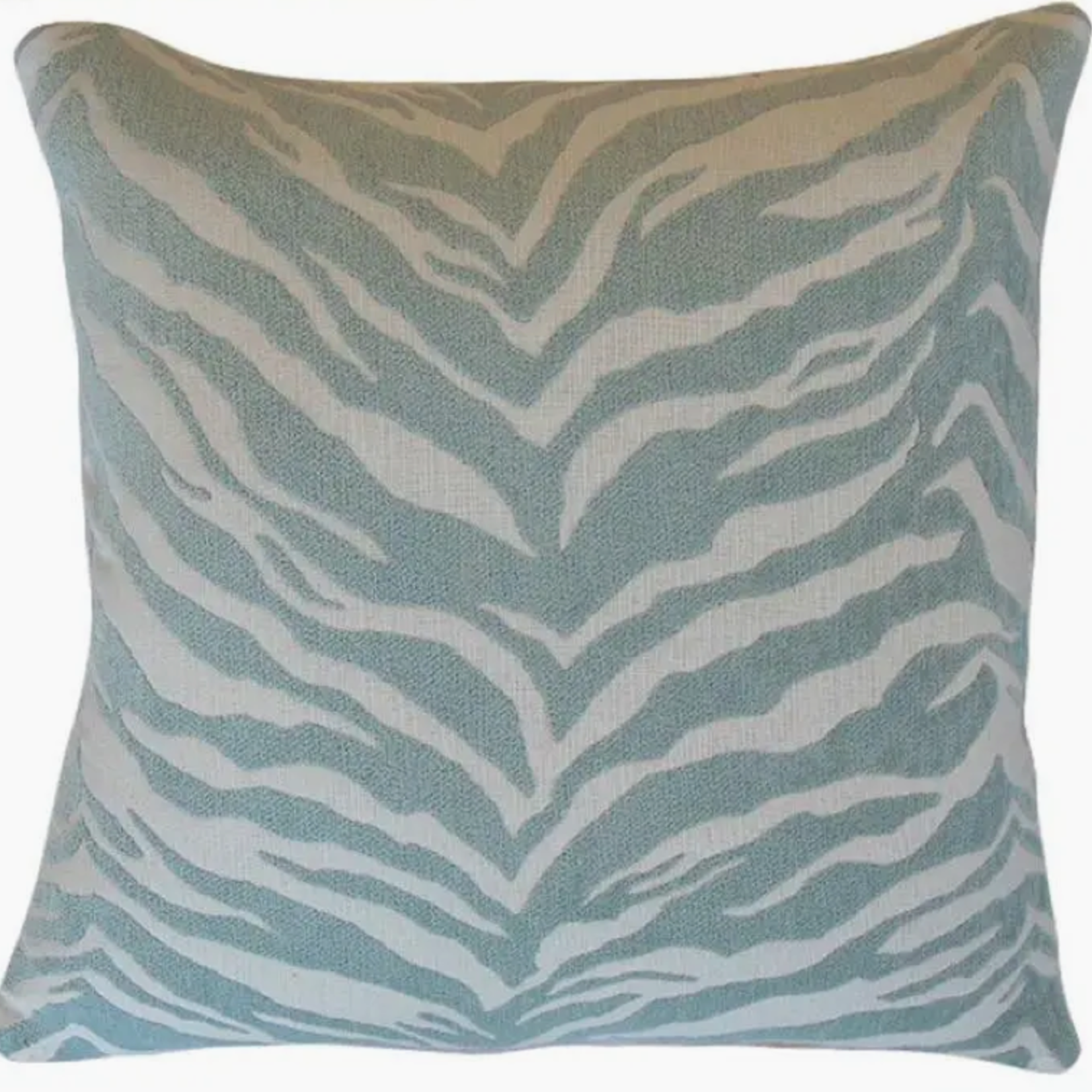 Selassie Tiger Pillow 22" - Seafoam