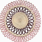 Coro Cora Magnolia Dos Placemat  - Iraca Palm