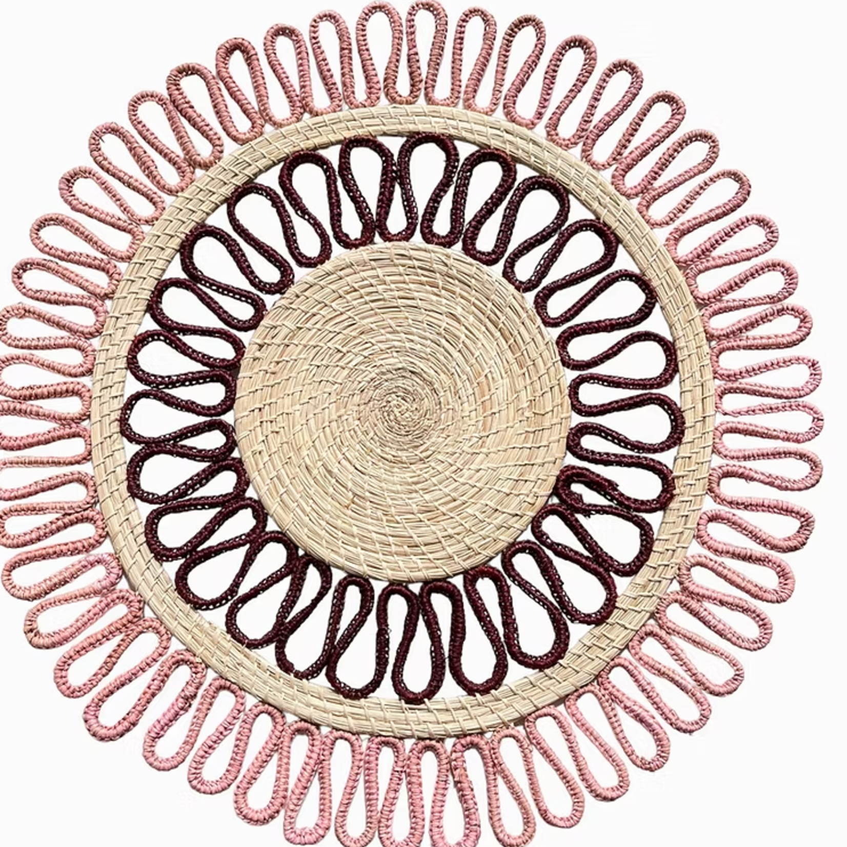 Coro Cora Magnolia Dos Placemat  - Iraca Palm