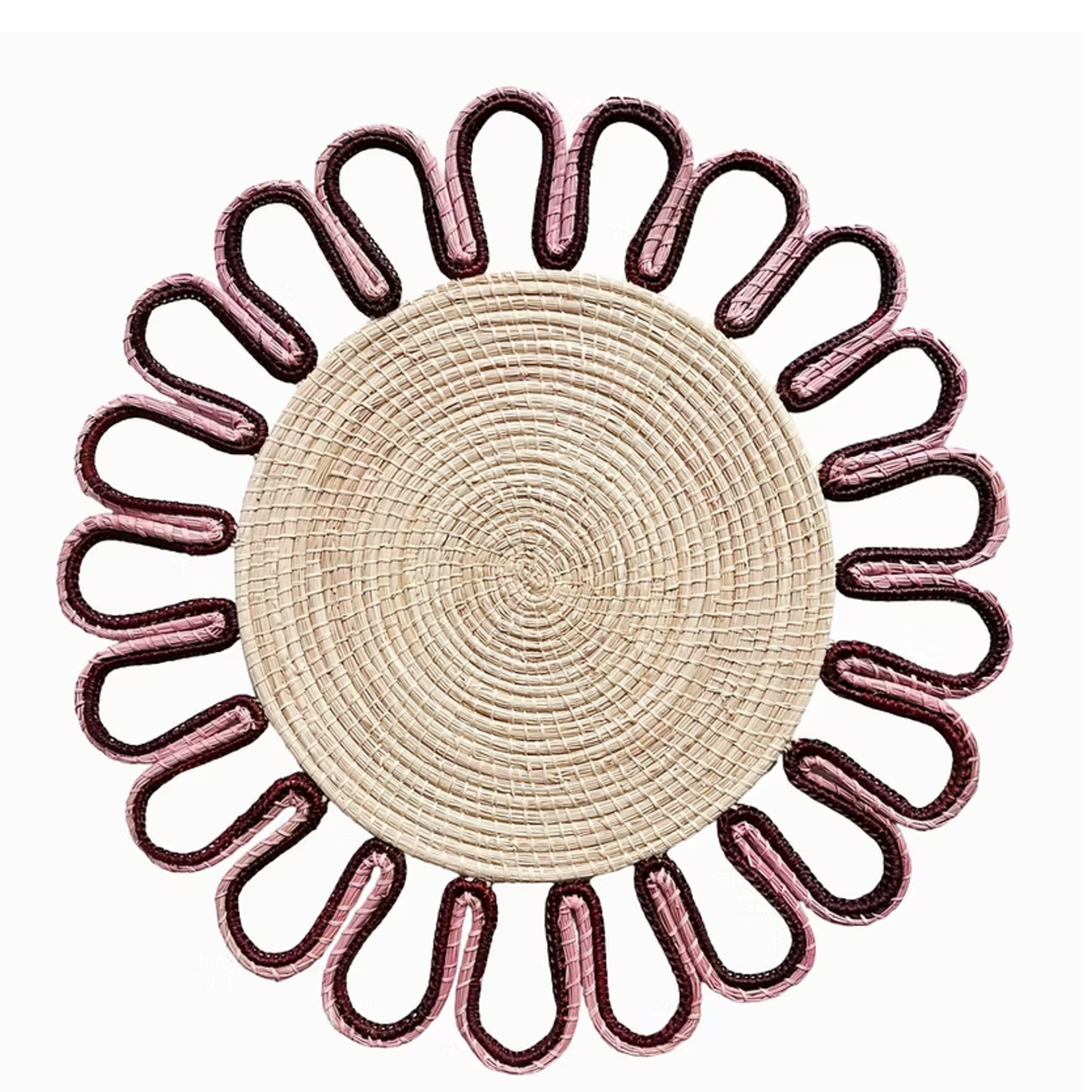 Coro Cora Magnolia Iraca  Placemat  -Straw/Raffia
