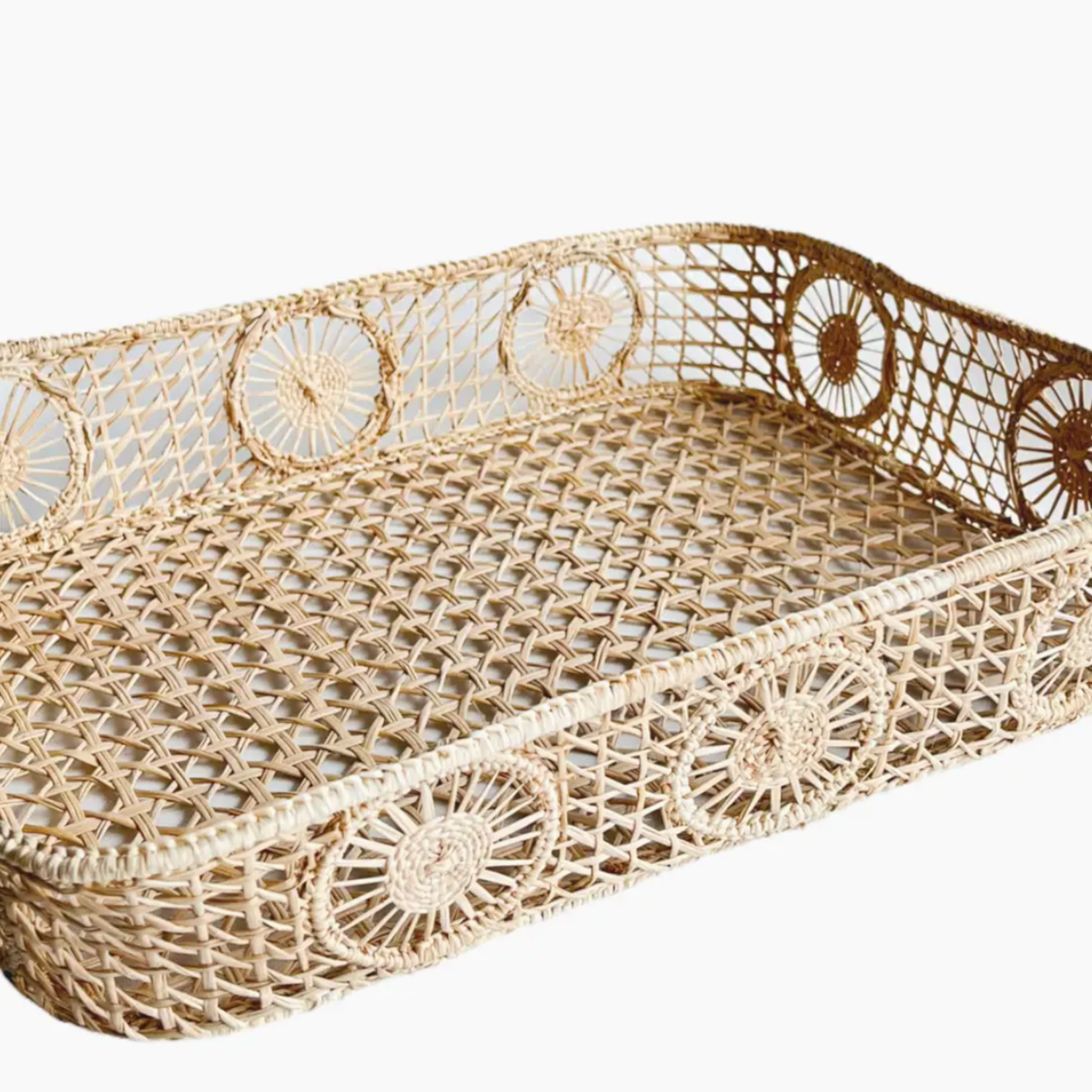 Coro Cora Rectangular Straw Bread Basket