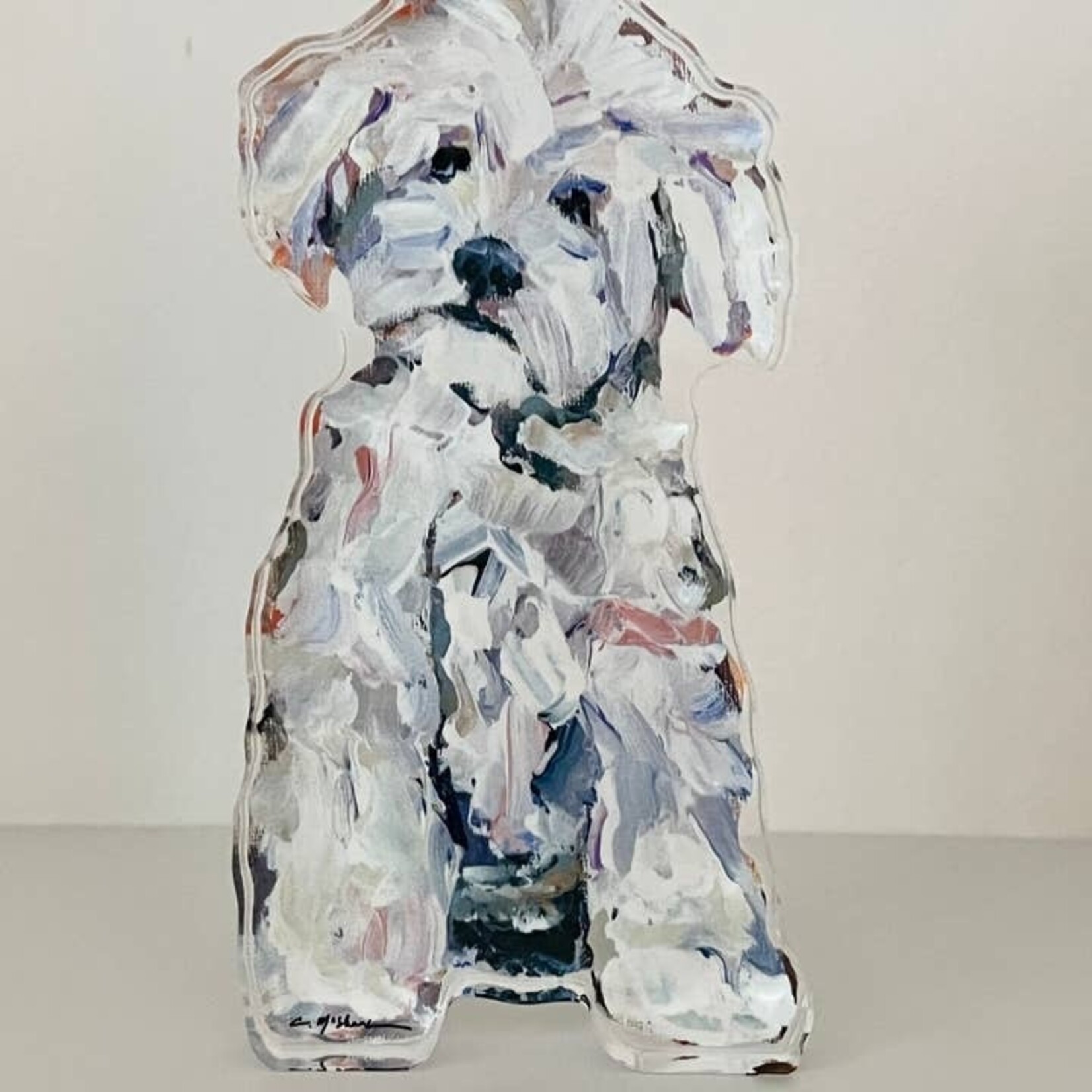 Chelsea McShane Art Acrylic Dog Large