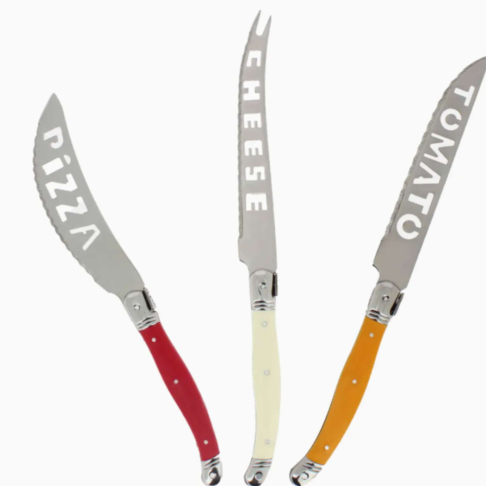French Home 3 Piece Pizza + Cheese Knife Set