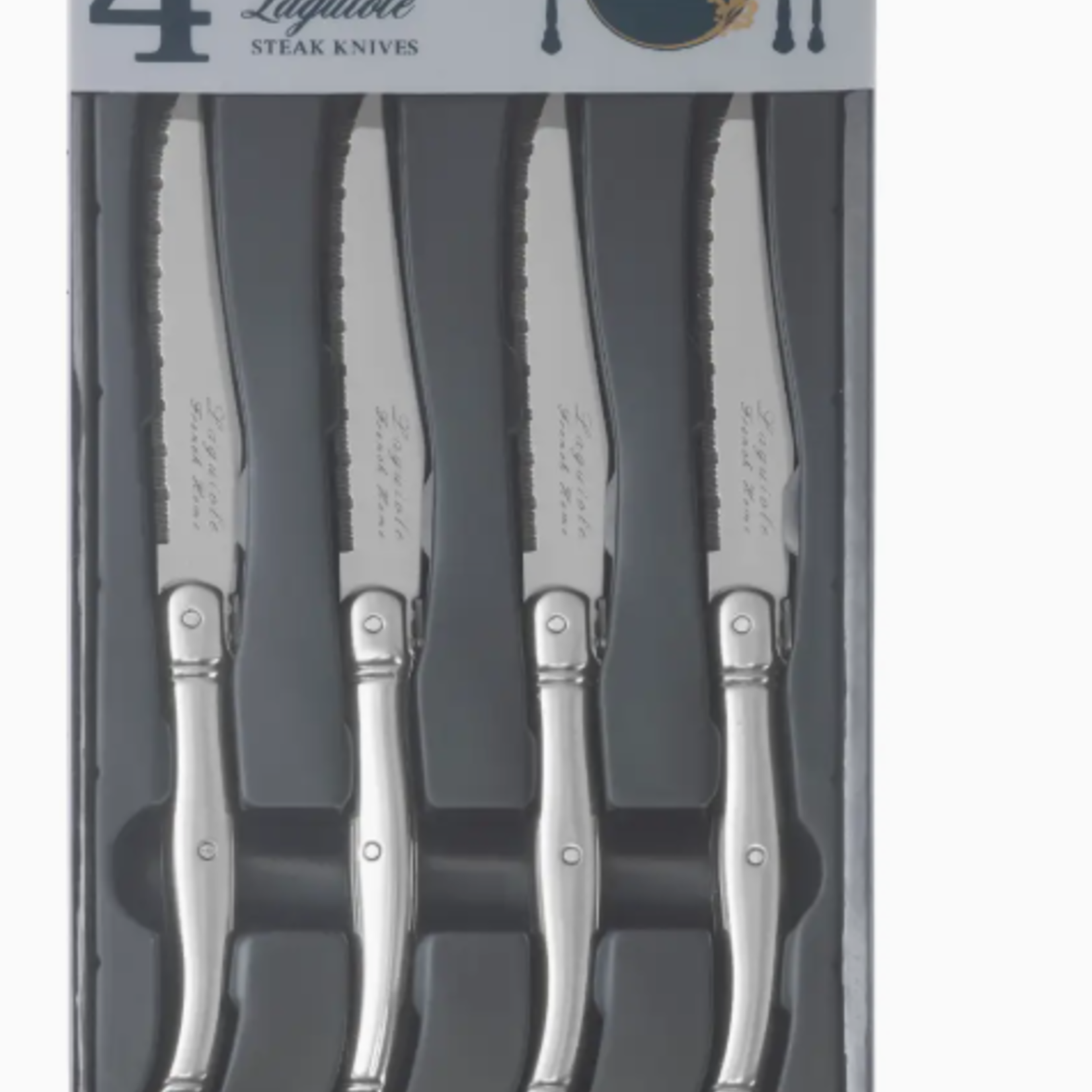 French Home Set of 4 Stainless Steel Steak Knives