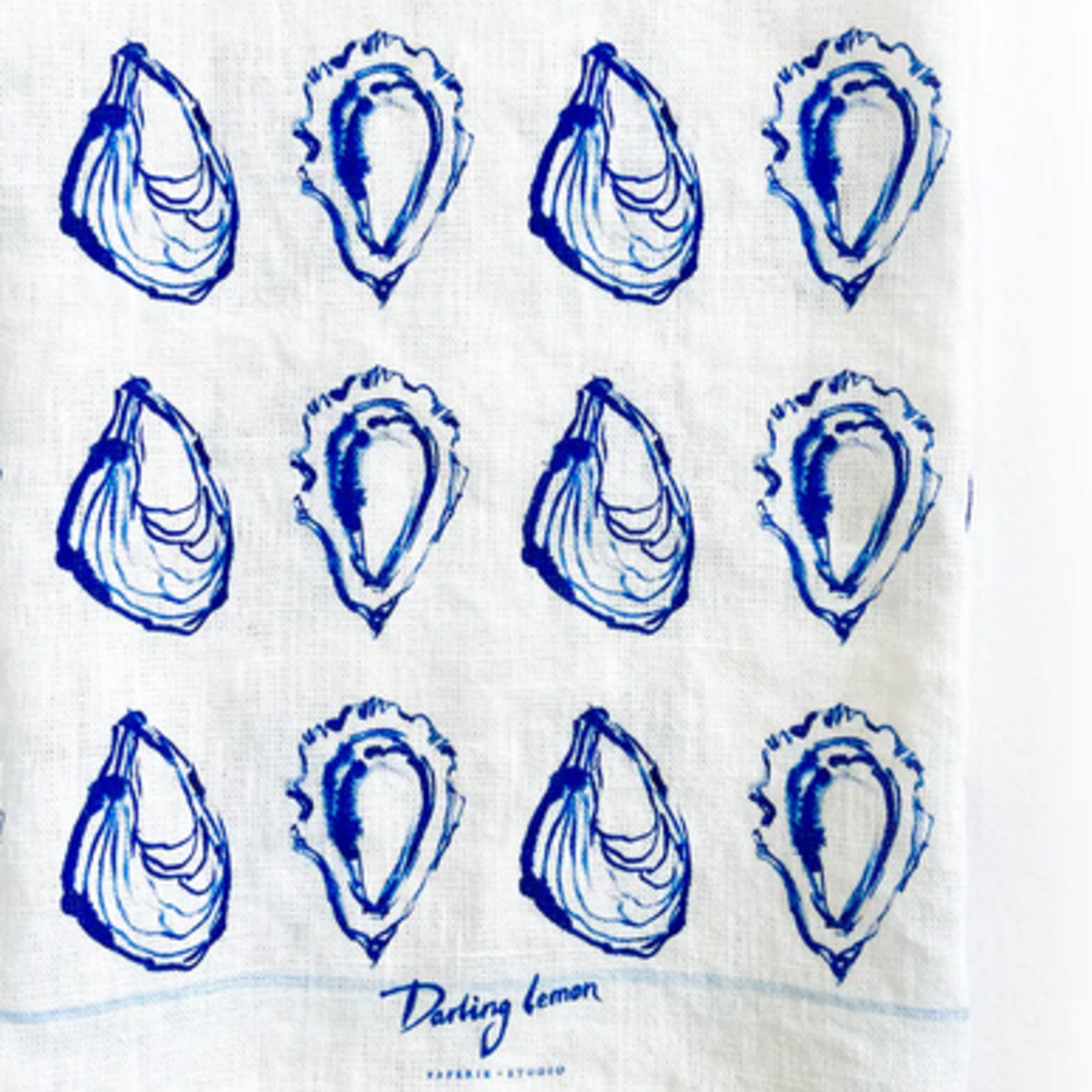 Darling Lemon Oyster Kitchen Towel