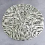 Set/4 Faux Wicker Placemats Seagrass