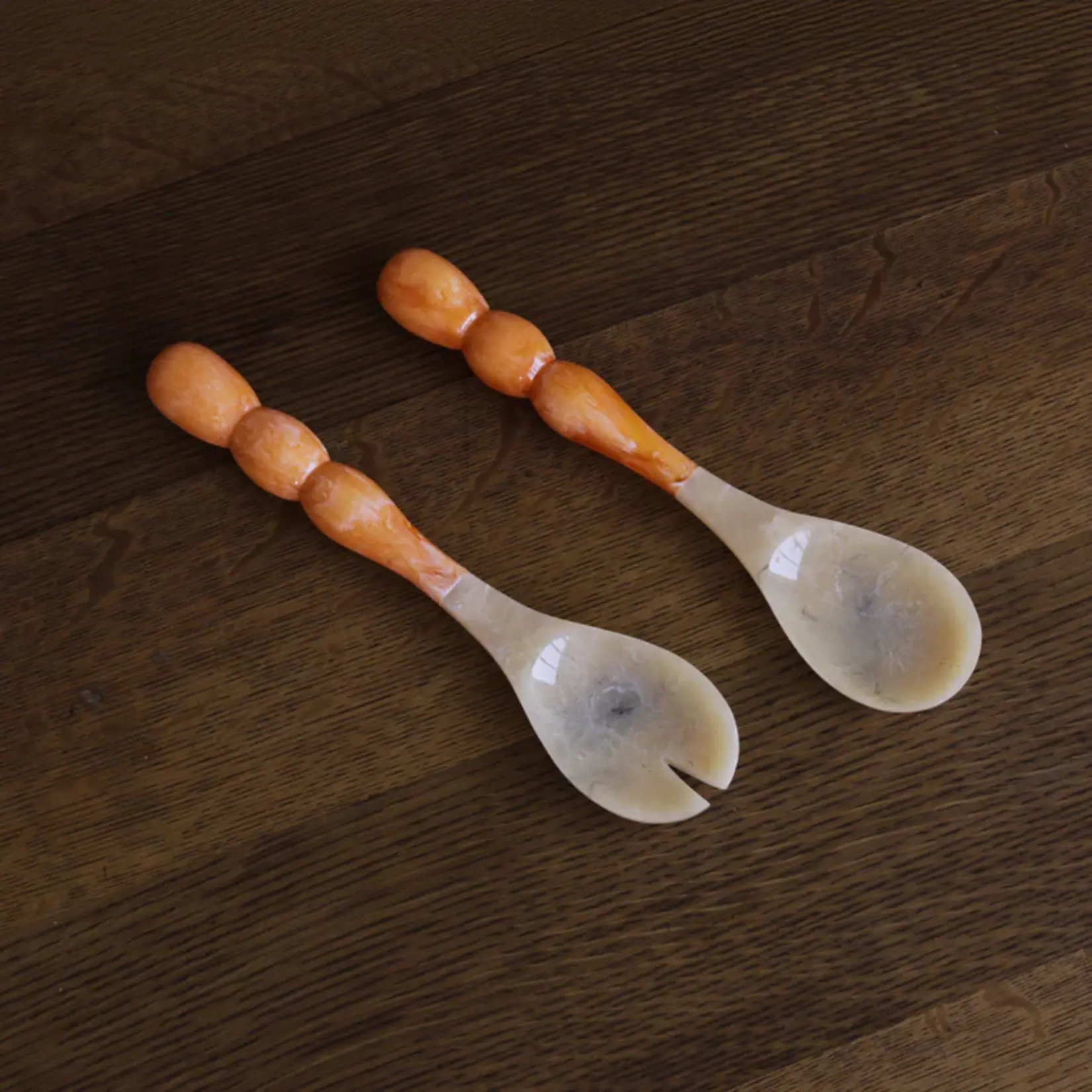 Resin Bubble Salad Servers
