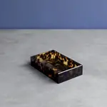 VIDA Acrylic Tortoise Guest Towel Holder