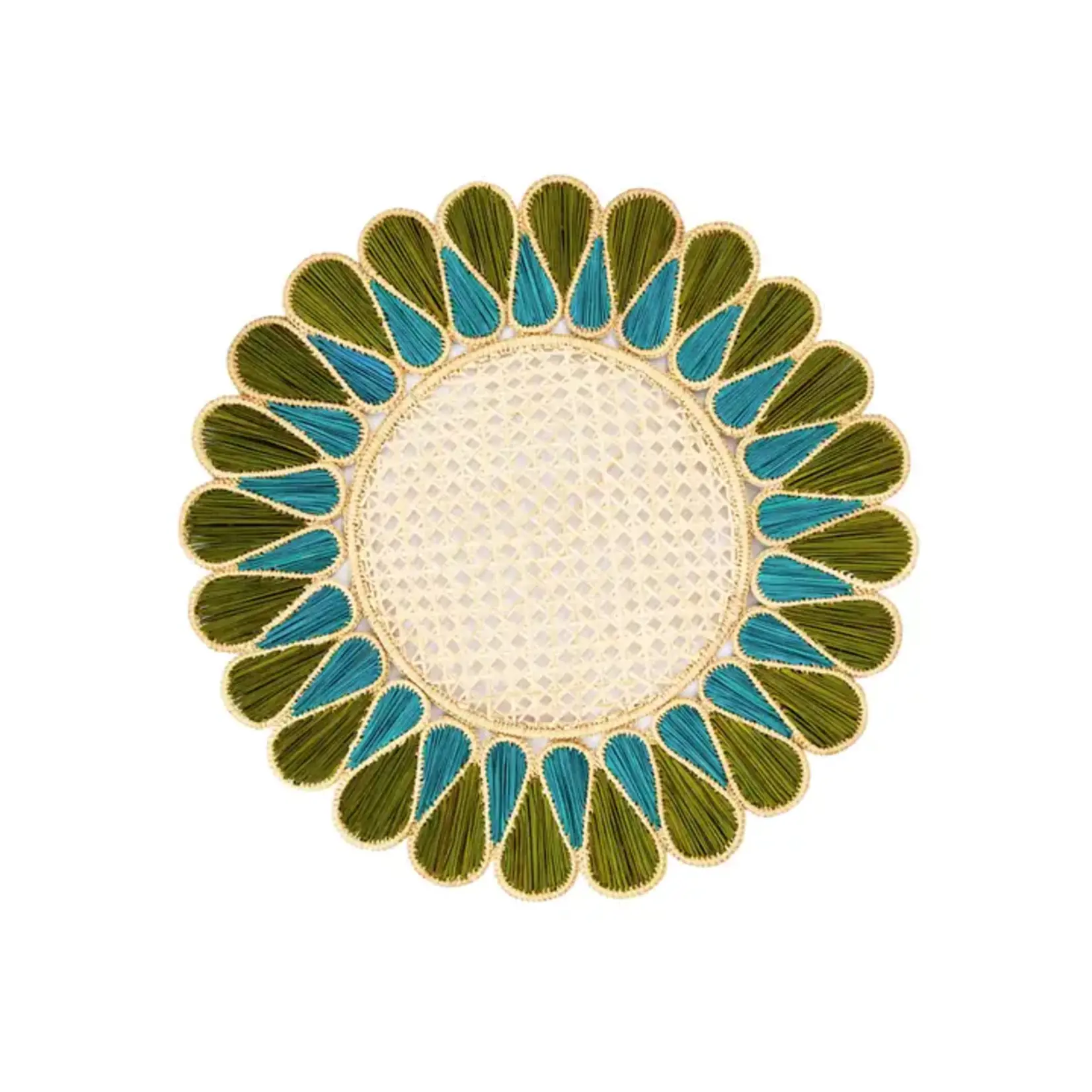 Coro Cora Drops Iraca Palm Placemat