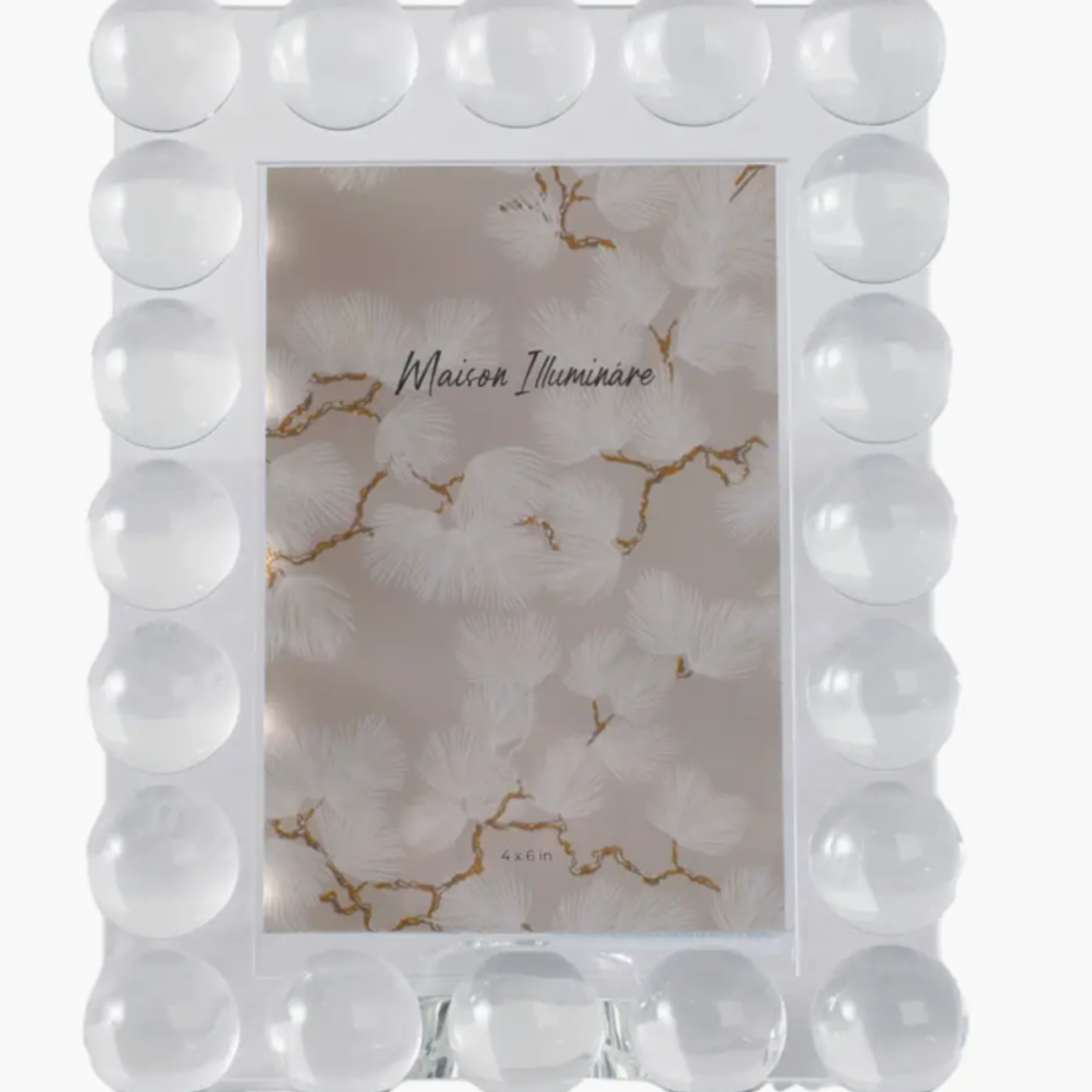 Crystal Bubble Glam Photo Frame, 4 x 6
