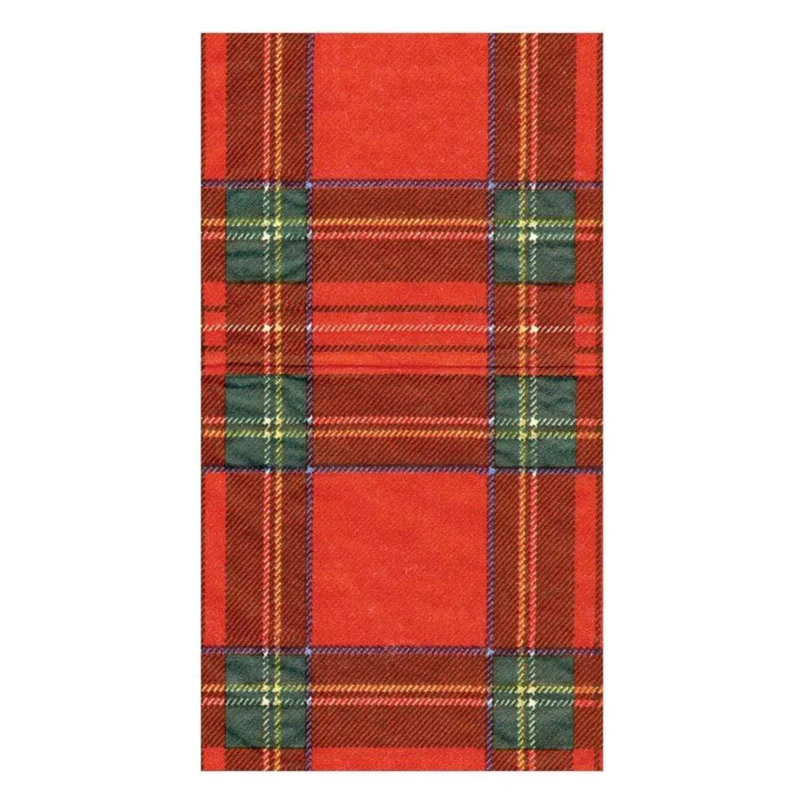 Guest Towel Royal Plaid