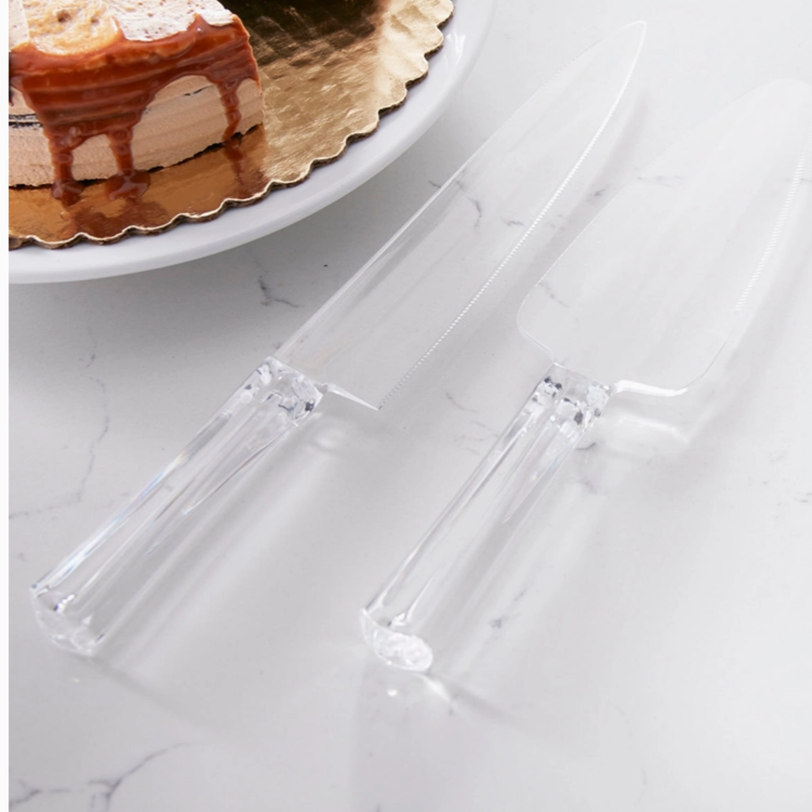 Acrylic Cake Knife and Server