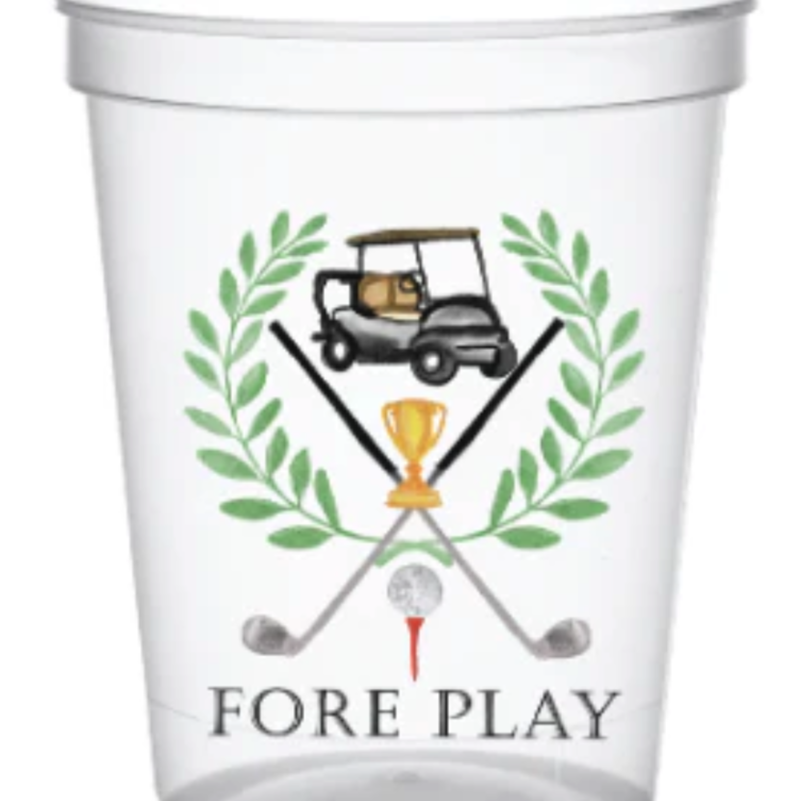 Sip Hip Hooray Fore Play Golf Masters Stadium Cup