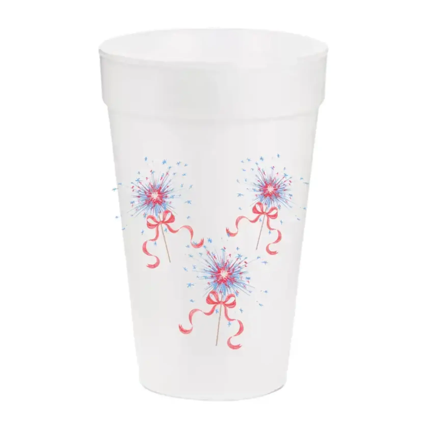 Busy Bee Sparklers Patriotic Styrofoam 16 oz