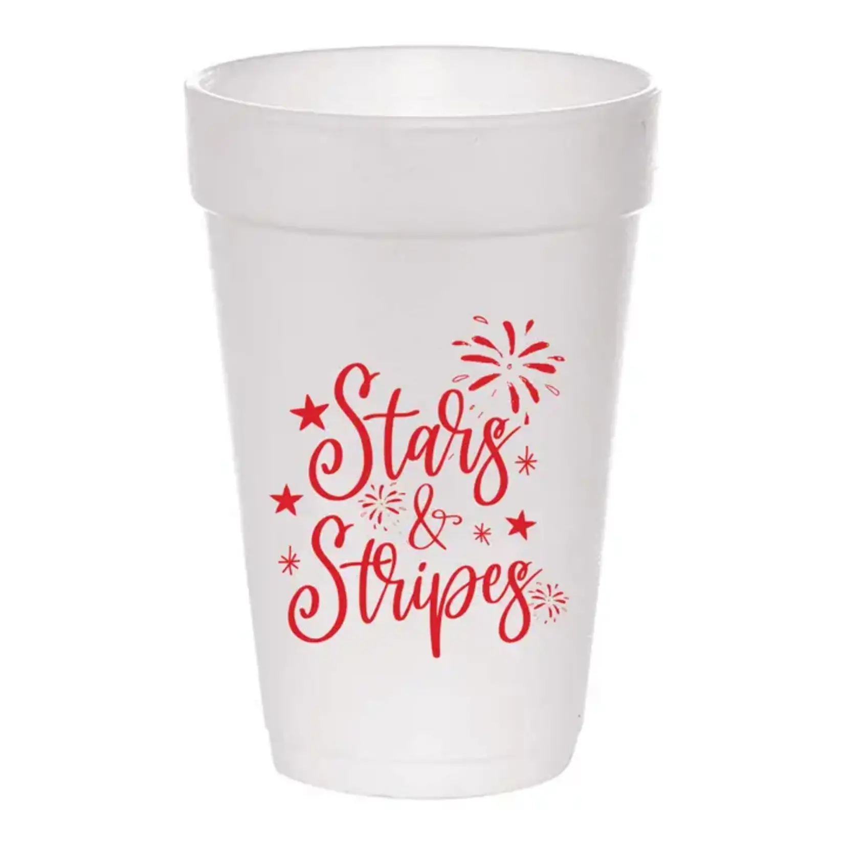Busy Bee Stars&Stripes Styrofoam 16 oz